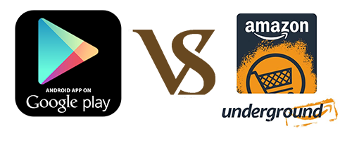 Google Play vs Amazon Underground