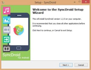 SyncDroid install now