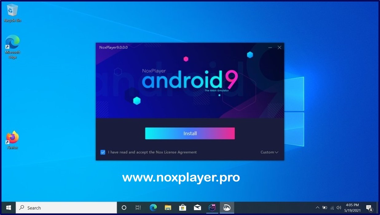 Nox download windows 7